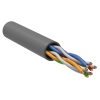 Витая пара U/UTP кат.5E 24AWG 4 пары LSZH 1м серый (305м) РФ GENERICA