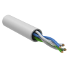 Кабель витая пара U/UTP кат.5E 24AWG 2 пары LSZH INDOOR 1м белый GENERICA