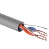 Кабель витая пара PROconnect UTP 2PR 24AWG CCA CAT5e PVC серый бухта 305 м REXANT 01-0022-3