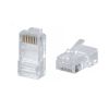 Коннектор RJ-45 быстрой установки под витую пару, категория 5e, универсальный (для одножильного и многожильного кабеля) для проводников с толщиной по  Cabeus 8P8C-FC