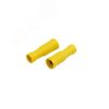 Разъем штекерный изолир гнездо 5 мм 4-6 кв мм (РШи-м 6.0-5 РШИм 5,5-6-4) желтый, REXANT REXANT 08-0232
