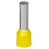 Наконечник-гильза с изолированным фланцем для жилы сечением 6кв.мм, длина контактной части  18мм, желтый (НШВИ 6-18)