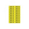 Наклейка знак электробезопасности  ''380 В '' 15х50 мм (20шт на листе), REXANT REXANT 56-0008-1
