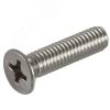 Винт с потайной головкой, шлиц крест ДИН 965 А2 M 2X8 PH BEST-Крепёж D00096500A01020008FP