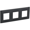 SKANDY Рамка 3-местная SK-F03G графит IEK