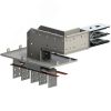 Секция магистральная  присоединительная ШМА-5 4000А IP55 AL 3P+N(100%)+PE (корпус)  к шкафу угловая горизонтальная в пространстве левая ШМА 5.10.4000. СОЭМИ Н0210407170
