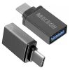 Переходник 33201К (USB-A мама - USB-C папа) МЕГЕОН к0000020113