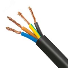 Провод ПВСнг(А)-LS 4х2.5  черный ТРТС Альфакабель 12894