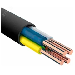 Кабель силовой ВВГ 4х4,0 ок (N)-1 ТРТС ЭЛКАБ 6988