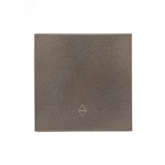 Валенсия лицевая панель выключателя проходного 1-кл. 10А графит EKF ESV10-L-025-60