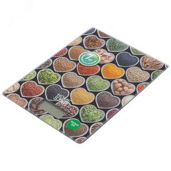 Весы кухонные электронные HS-3008 до 7 кг, рисунок ''Сердечки'' HomeStar 101217