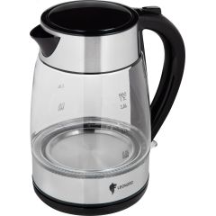Чайник электрический LE-1513 на 1,7 л, материал стекло, пластик Leonord 107165