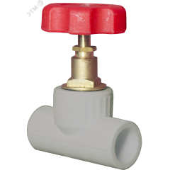 Проходной вентиль 25х3/4 90гр (30/6) серый VALFEX 10146025Г