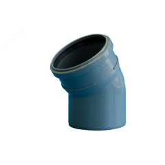 Отвод канализационный 30 град. 110 Политэк 100130