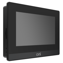 Панель оператора базовая 7" черная с сенсорно-резистивным диспл. яркости 450 cd/m2 и пласт. корпусом; ЦПУ Corteх A8 600МГц; экран 16:9 (1024&times;600); 24-бит; USB 1хHost 1хSlave; 2хRS485/232/422 1хRS485; 1хEthernet; 24В DC start ONI