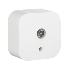 QUTEO Розетка для открытой установки TV тип звезда белый