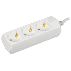 Удлинитель У03 3 места с заземлением 5м 3х1мм2 10А/250В GENERICA
