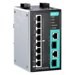 Коммутатор управляемый 8 x 10/100BaseTX с функцией Power Over Ethernet (PoE/PoE+), 2 x Combo Gigabit MOXA EDS-P510A-8PoE-2GTXSFP
