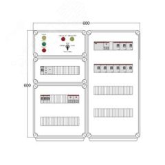 Щит управления электрообогревом DEVIBOX HR 9x2800 D316 (в комплекте с терморегулятором и датчиком температуры) DEVIbox DBR091