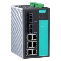 Коммутатор управляемый 6 x 10/100BaseTX, 2 x 100BaseFX (одномодовое оптоволокно) MOXA EDS-508A-SS-SC