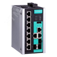 Коммутатор 7 x 10/100BaseTX, 3 x Combo Gigabit (10/100/1000BaseTX или 100/1000BaseSFP) MOXA EDS-510E-3GTXSFP