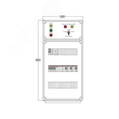 Щит управления электрообогревом HS 3x3400 D316 (в комплекте с терморегулятором и датчиком температуры) DEVIbox DBS099