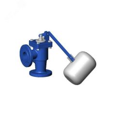 Клапан поплавковый рычажный угловой чугунный Ду 80 Ру16 фланцевый поплавок-нерж. ст в/к TECOFI RF3240-0080