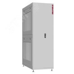 Шкаф серверный 42U 800х1200 передняя дверь: двустворчатая глухой металл IP51. задняя дверь: двустворчатая перфорированная IP20. боковые панели: перфор SYSMATRIX NS 8242.7542
