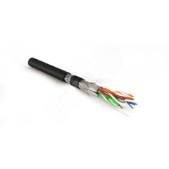 Кабель SFTP4-C7A-S23-IN-LSZH-BK-500 (500 м) витая пара экраниров. S/FTPкат.7A Hyperline 445123