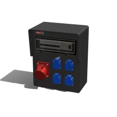 Устройство распределительное настенное твердая резина IP44 63A корпус 298х370х203 AlpenBox 0240002