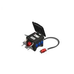 Устройство распределительное переносное твердая резина IP44 32A корпус 320х320х320 черный AlpenBox 0140034