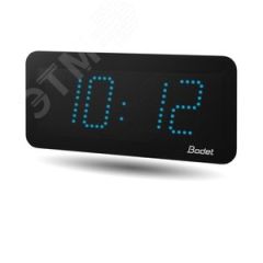 Часы цифровые STYLE II 7 (часы/минуты), высота цифр 7 см, синий цвет, самостоятельный ход, 240В BODET 946414