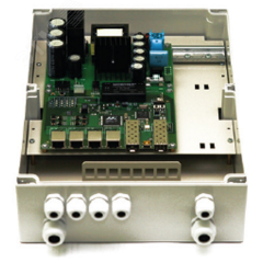 Узел коммутационный 4хPoE, 2хSFP, 160 Вт, АС 230В,50 Гц IP66, 360х240х120 мм TFortis PSW-2G+