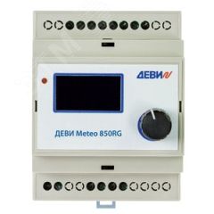 Терморегулятор ДЕВИ Meteo 850RG на шину DIN, с    датчиком температуры на проводе, 10А ДЕВИ 140F1085R