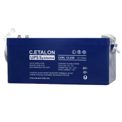 Аккумулятор C.ETALON CHRL 12В 250 А/ч Etalon Battery 700-12/250S