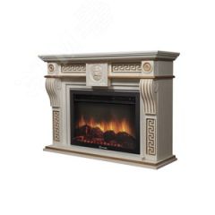 Портал для камина Vittoriano 30 беленый дуб с золотой патиной Firelight Vittoriano 30 WOG