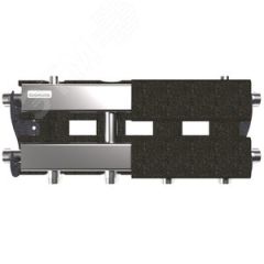 Коллектор модульный MKSS-60-3D.EPP на 3 контура G 1', магистраль G 1', с термоизоляцией до 60 кВт универсальное подключение термодатчика, нерж. сталь Gidruss MK 60A2T 20