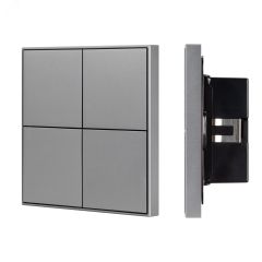 Панель кнопочная KNX-304-23-IN Grey (BUS, Frame) (IARL, IP20 металл, 2 года) Arlight 038402