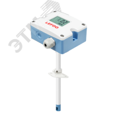 Датчик скорости канальный воздушного потока с дисплеем ModBus Lefoo LFS10-RS1D