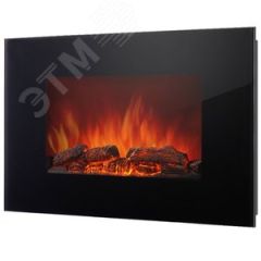 Электрокамин настенный 2 кВт плоская панель цвет черный Electrolux Вода EFP/W-1250ULS