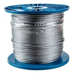 Трос DIN3068 12,0мм стальной оцинкованный (100м) Партнер 15228