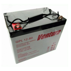 Аккумулятор GPL 12В 80Ач Ventura GPL 12-80