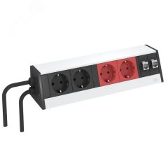 Укомплектованный настольный бокс DB (алюминий, серебристый) OBO Bettermann DB-0A3 D22SR2K