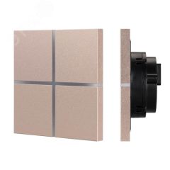 INTELLIGENT ARLIGHT Сенсорная панель KNX-304-13-IN Champagne (BUS, Frameless) (IARL, IP20 Металл, 2 года) Arlight 039670