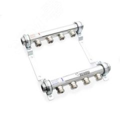 Коллектор распределительный HLV на 6 групп нерж. сталь РЕХАУ 11102081001