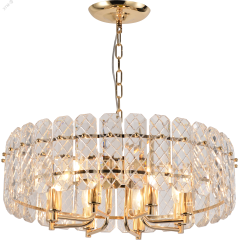 Люстра Sylvia 1049-308 8 х Е14 40 Вт хрусталь (Б0061220) Rivoli Б0061220