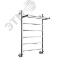 Полотенцесушитель водяной FJ 80/50 с крепежом, фитингами и отражателями цвет хром ДВИН 4627152137482