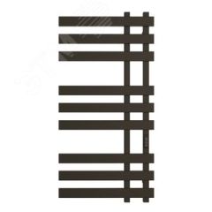 Полотенцесушитель электрический из квадратного профиля LX-2 plaza neo 100/50 с диммером цвет черный матовый ДВИН 4657812418378
