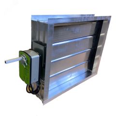 Заслонка воздушная Z-6035 с приводом 3003N на 3Нм. с пружинным возвратом, 230В Naveka УН-00008098