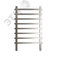 Полотенцесушитель электрический из квадратного профиля с диммером N plaza neo 80/50 цвет чёрный матовый ДВИН 4657771771958